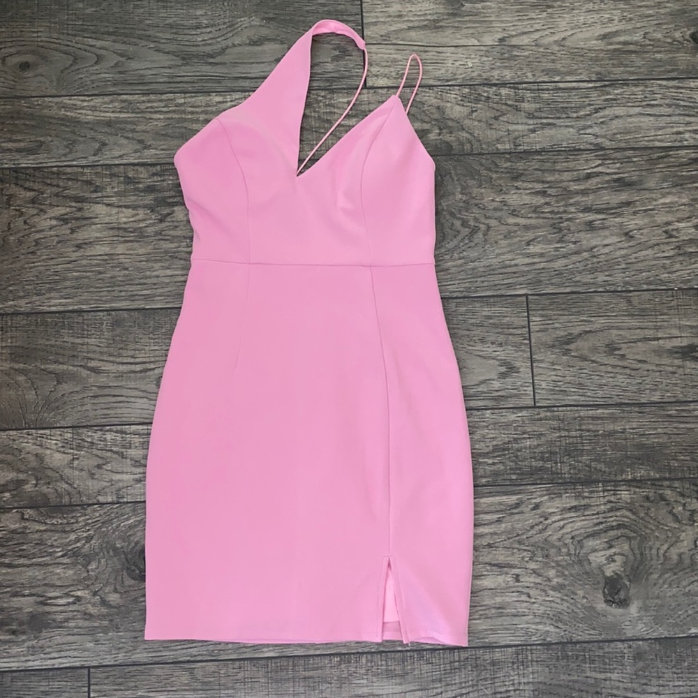 Hello Molly Strappy bubblegum dress